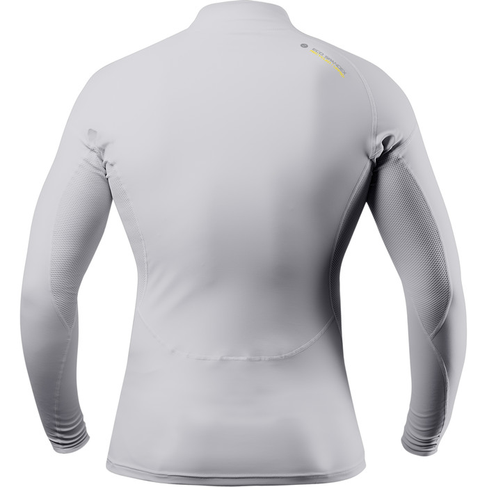 2024 Zhik Mnner Eco UPF50+ Spandex Long Sleeve Rash Guard DTP-0063 - Platinum